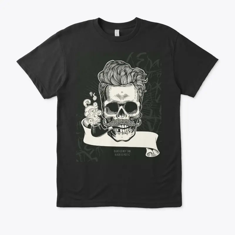 Craze Uk |  Barber Skull Black Tees