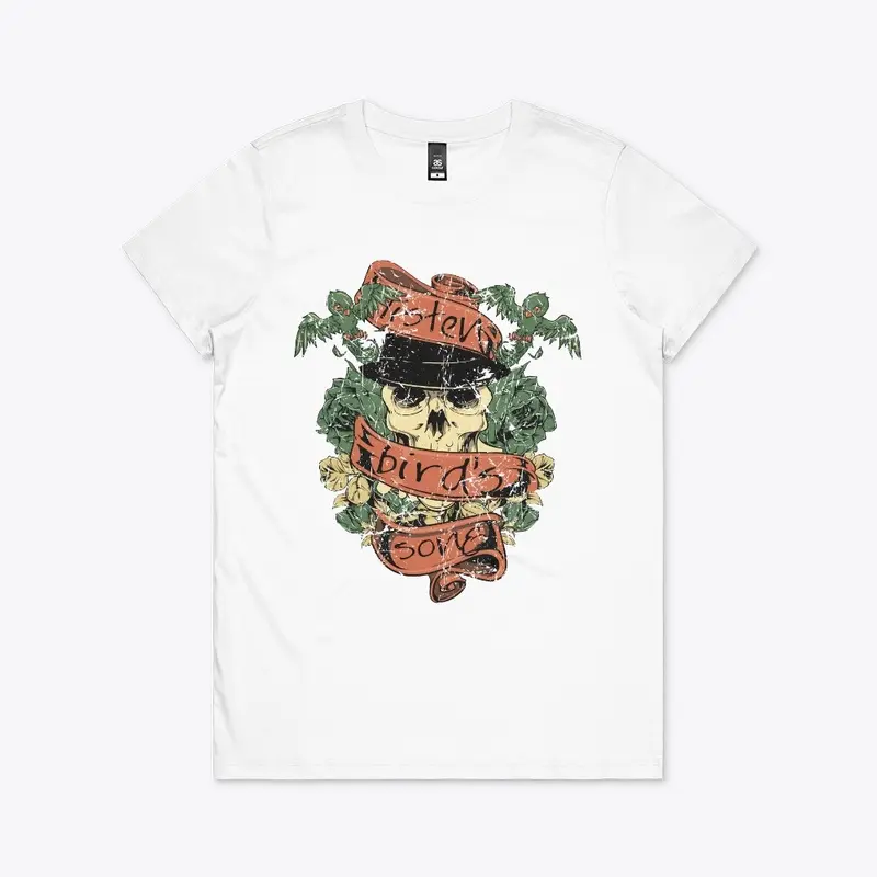 Craze Uk | Steves Skull Birds Song Tees